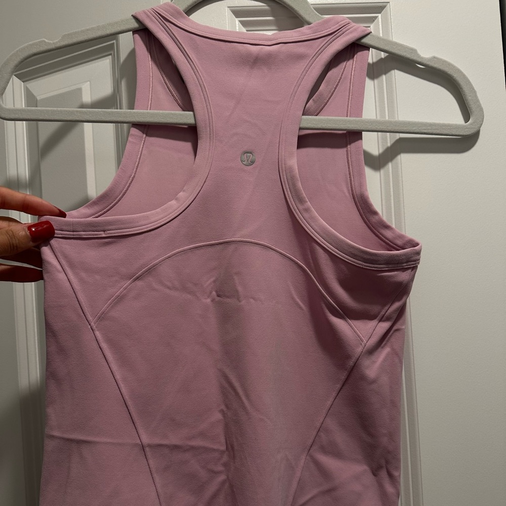 Lululemon Align Waist Length Racerback Tank Top- Pink Peony - Picture 4 of 4